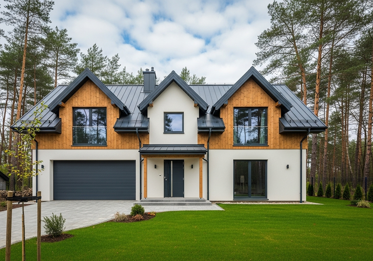 Duże przeszklenia w domach z kamienia – połączenie tradycji i nowoczesności