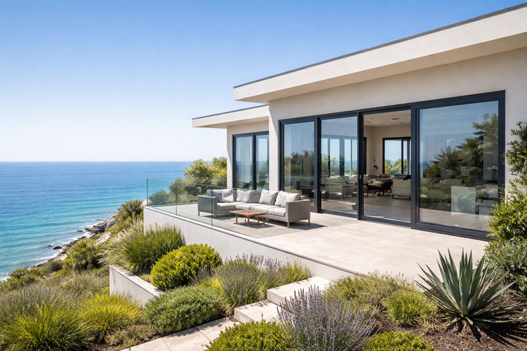 Trendy w oknach nad morze 2026 – co wybrać do domu nadmorskiego?